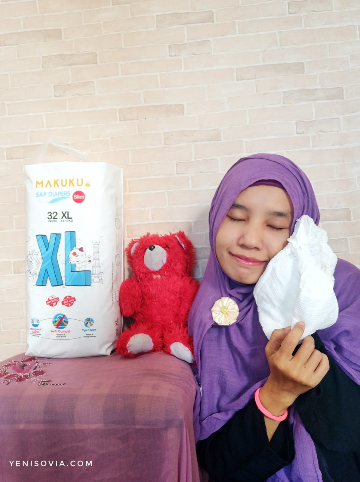 Pengalamanku Mengatasi ruam Popok pada Anak. Yuk Konsultasikan ke Ahlinya MAKUKU SAP Diapers Slim ringan, tipis, dan lembut